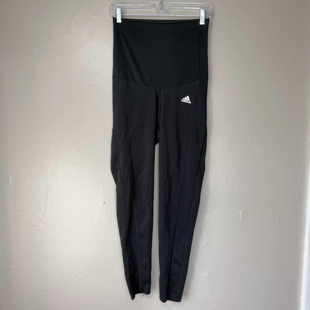 Adidas Primegreen Aeroready maternity Leggings Black Womens Small Tights